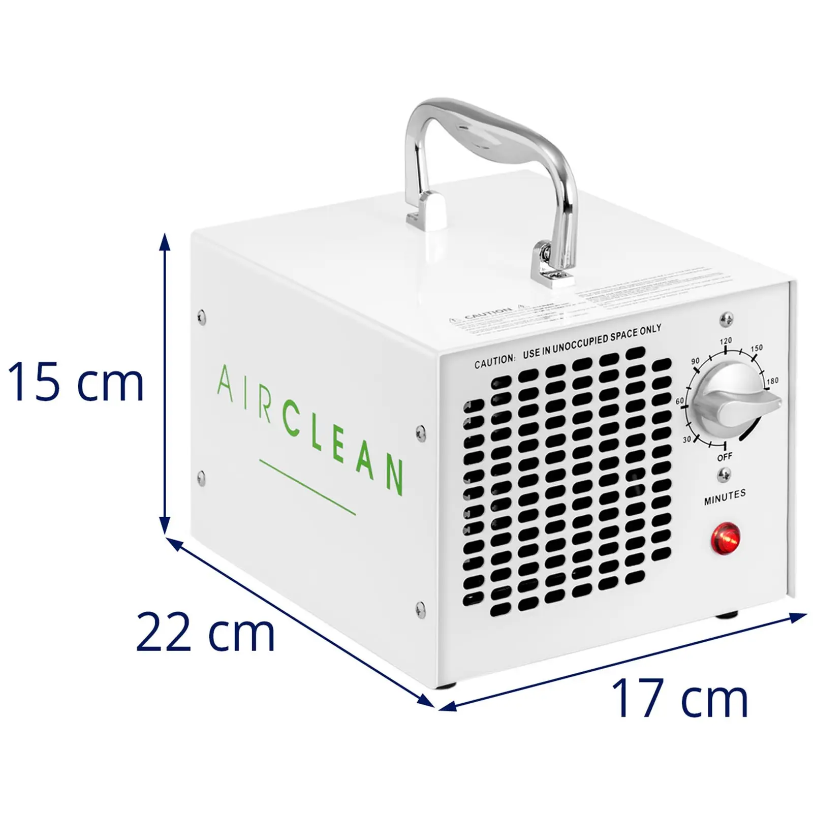 Ózongenerátor - 4000 mg/óra - 65 W - időzítő 180 perc