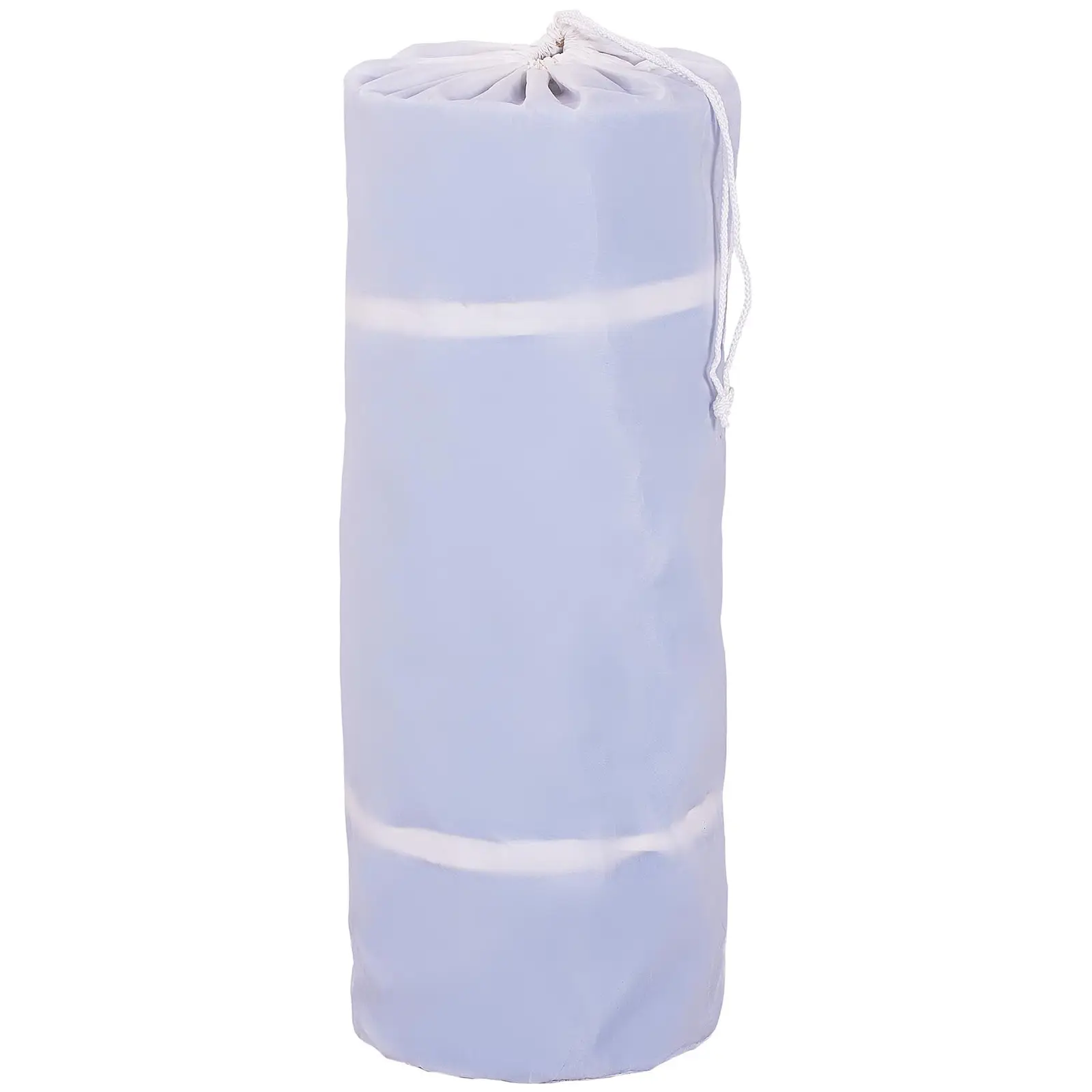 Felfújható tornaszőnyeg - 300 x 100 x 20 cm - 150 kg - kék/fehér