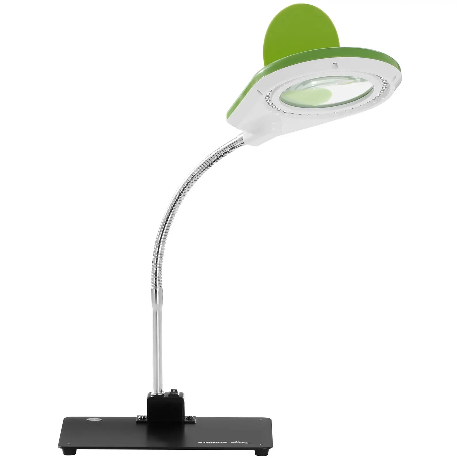 Nagyító lámpa - 5/10-szeres nagyítással - zöld | Stamos Soldering