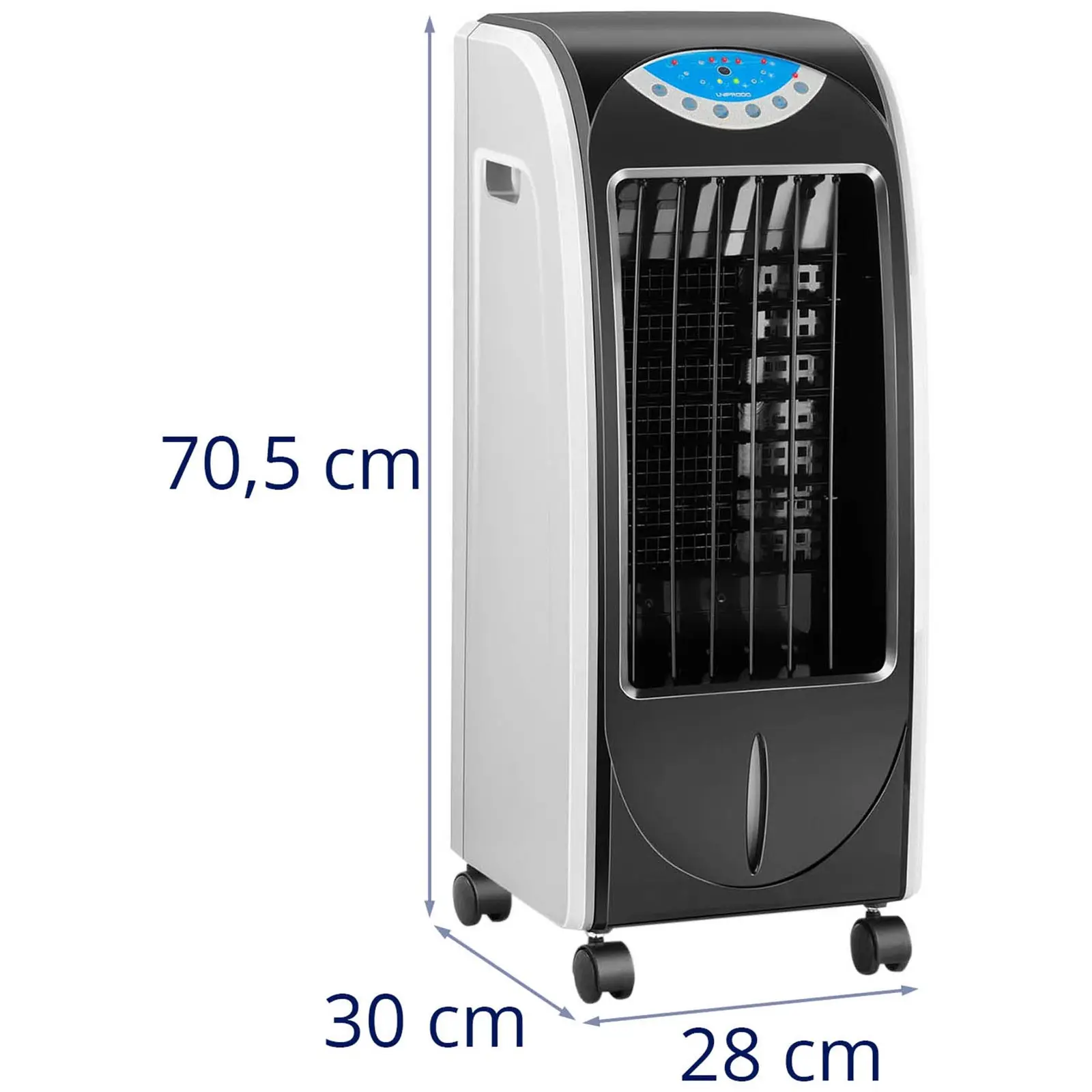 Mobil párologtató léghűtő - 3 az 1-ben - 6 literes víztartály