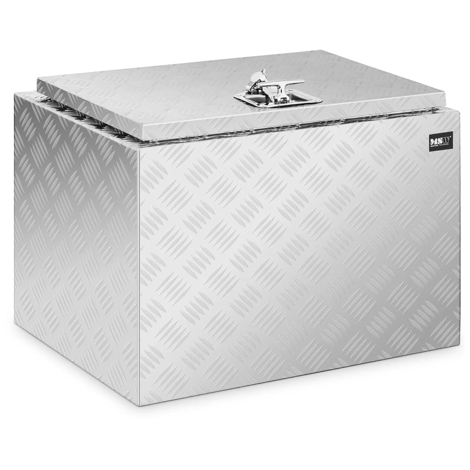 Alumínium box - bordázott lemez - 45 x 60 x 45 cm - 120 L - zárható