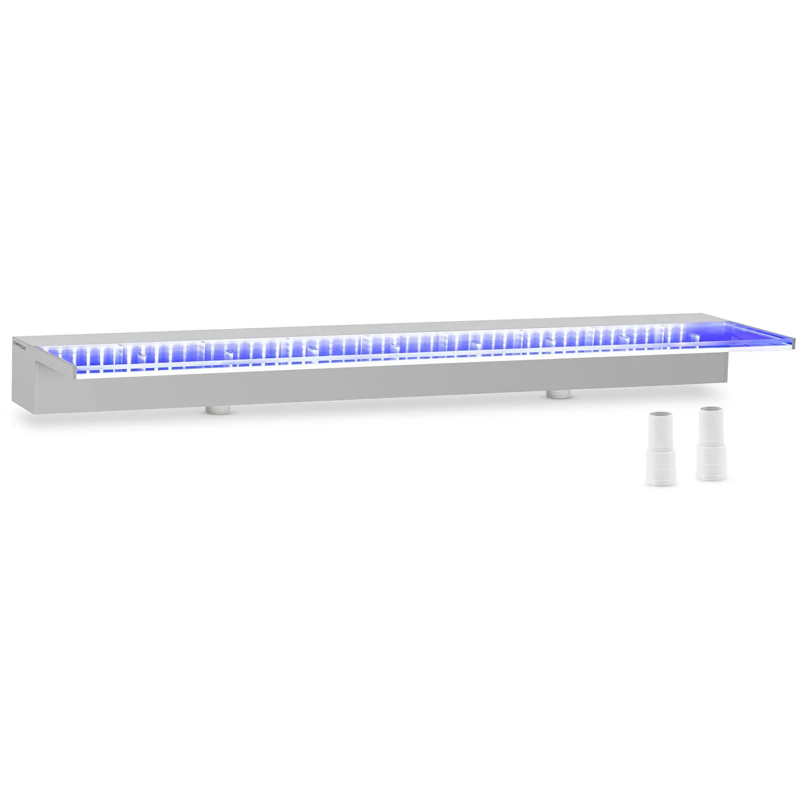 Medence szökőkút - 90 cm magas - LED világítás - kék - 135 mm-es vízkifolyó