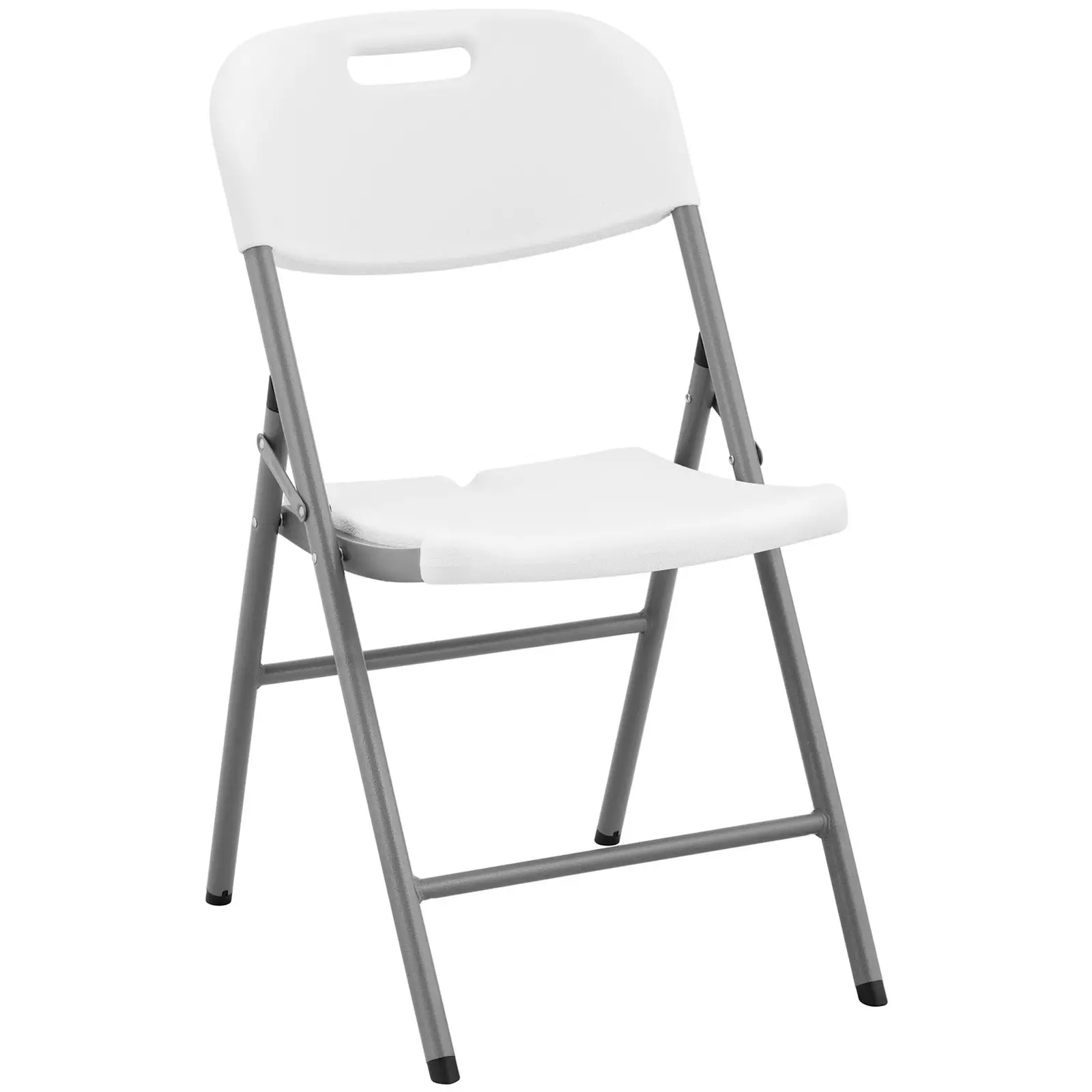 Összecsukható szék - 4 darabos készlet - Royal Catering - 180 kg - ülés: 40 x 38 cm - fehér