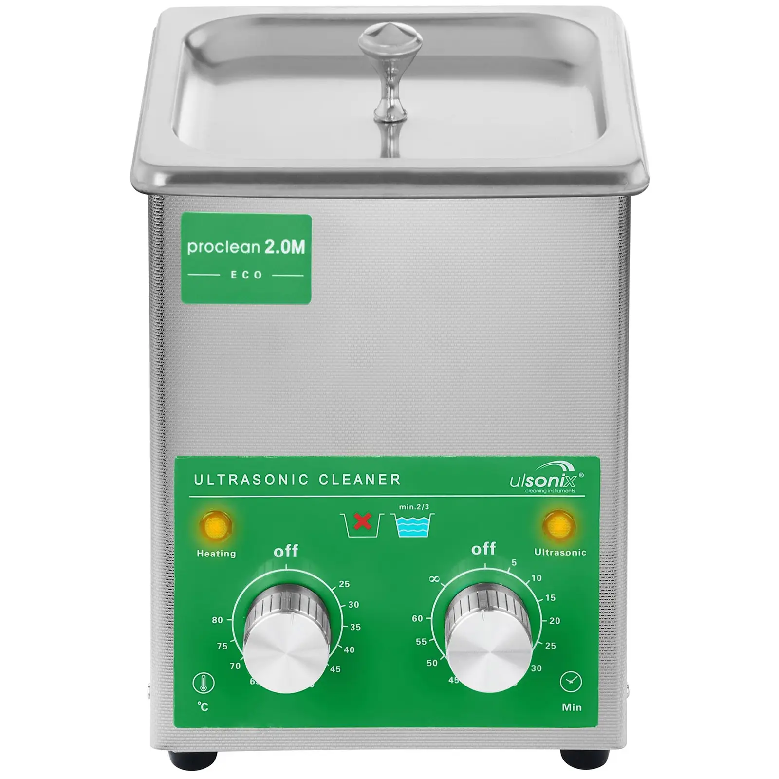 Ultrahangos tisztító - 2 liter - 60 W - Basic Eco