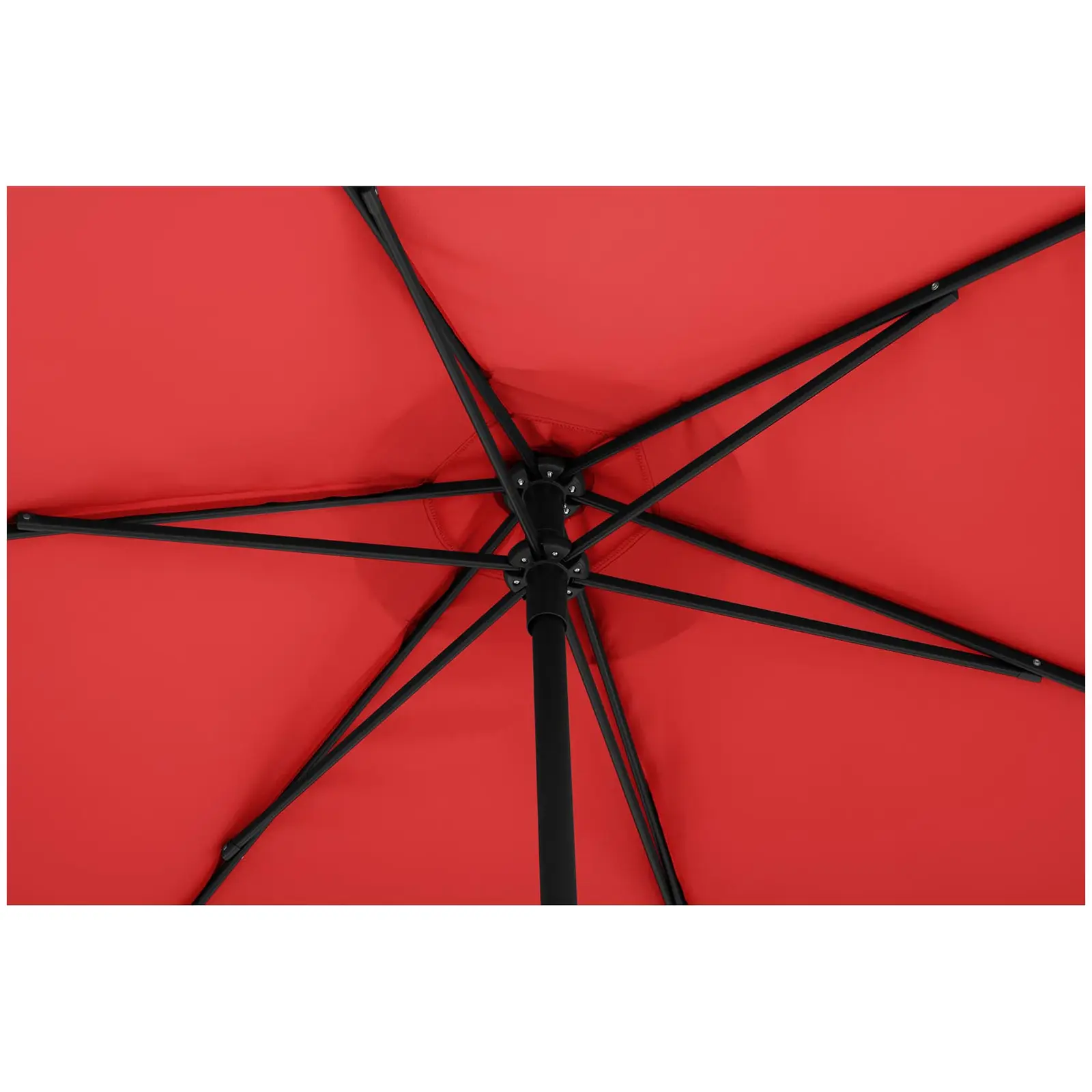 Napernyő nagy - piros - hatszögletű - Ø 270 cm