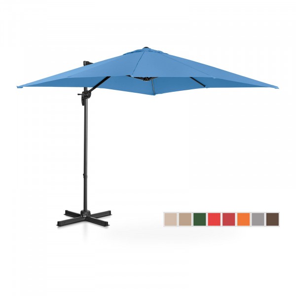 B-termék Lámpa formájú napernyő - kék - szögletes - 250 x 250 cm - forgatható