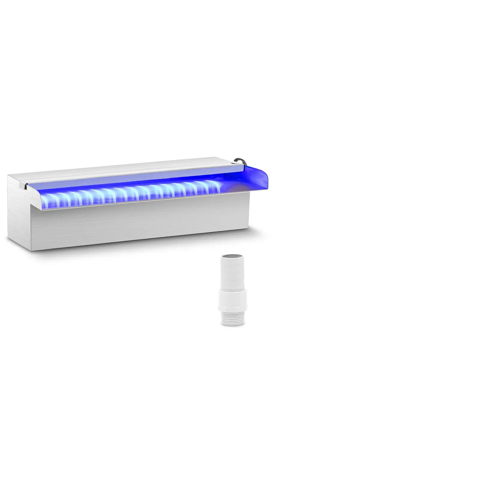 Medence szökőkút - 30 cm - LED világítás - kék/fehér