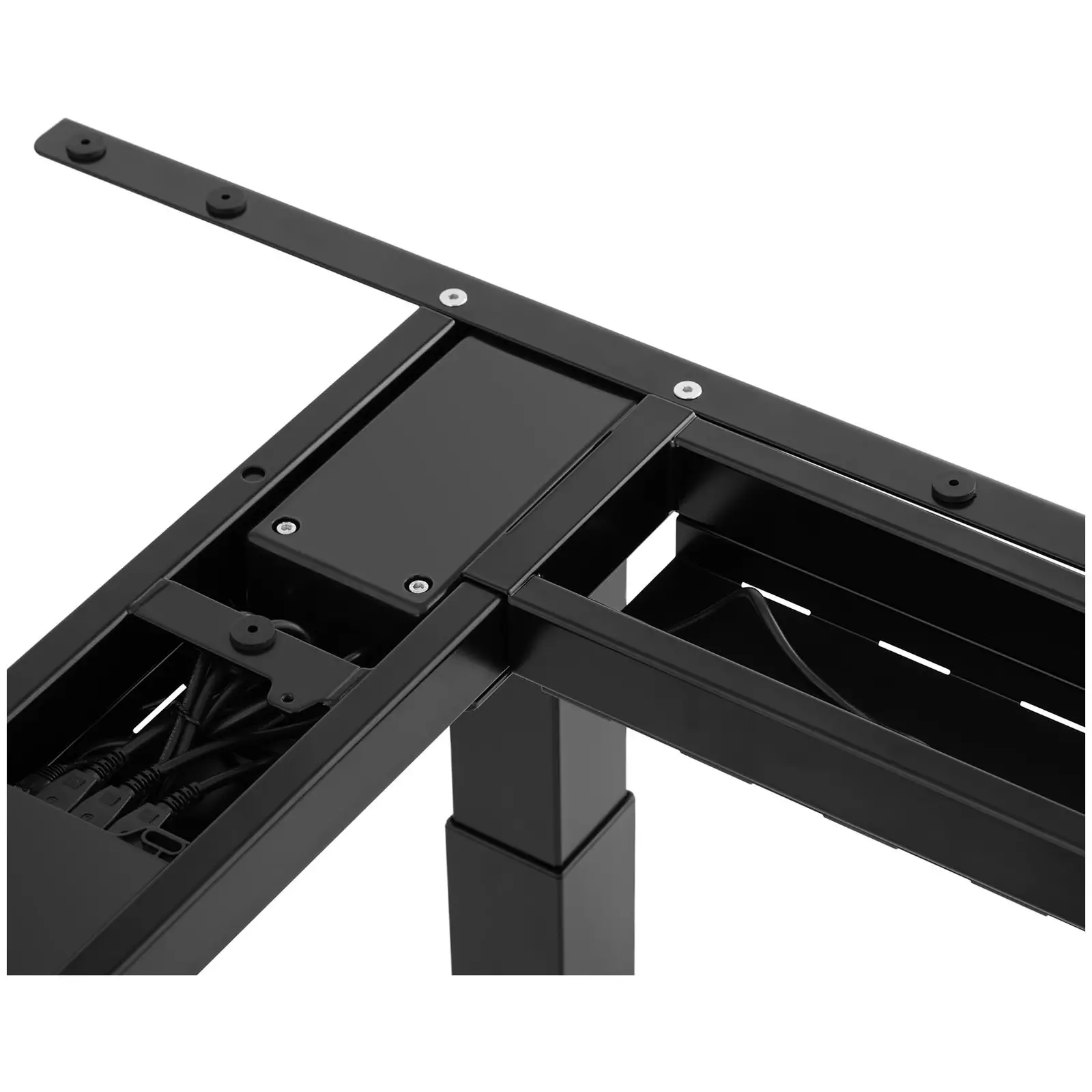 Állítható magasságú sarok asztal keret - magasság: 69–118 cm - szélesség: 90–150 cm / 110–190 cm