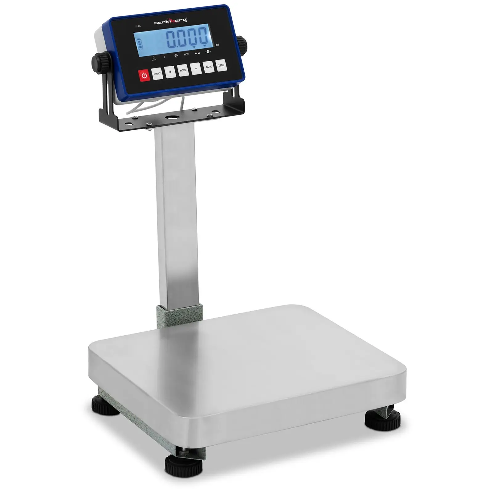 Ellenőrző mérleg - 60 kg / 0,007 kg - 290 x 340 x 92 mm - kg / lb - LCD kijelző