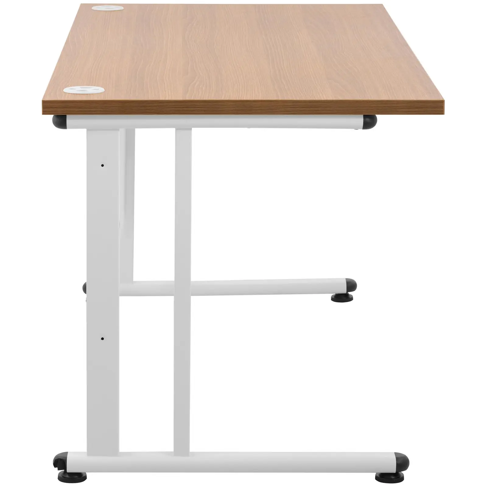 Íróasztal - 140 x 73 cm - barna/fehér