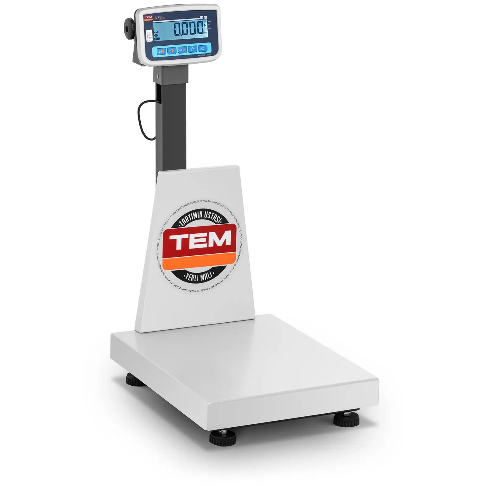 TEM Platform mérleg - hitelesített - 150 kg / 50 g - antisztatikus