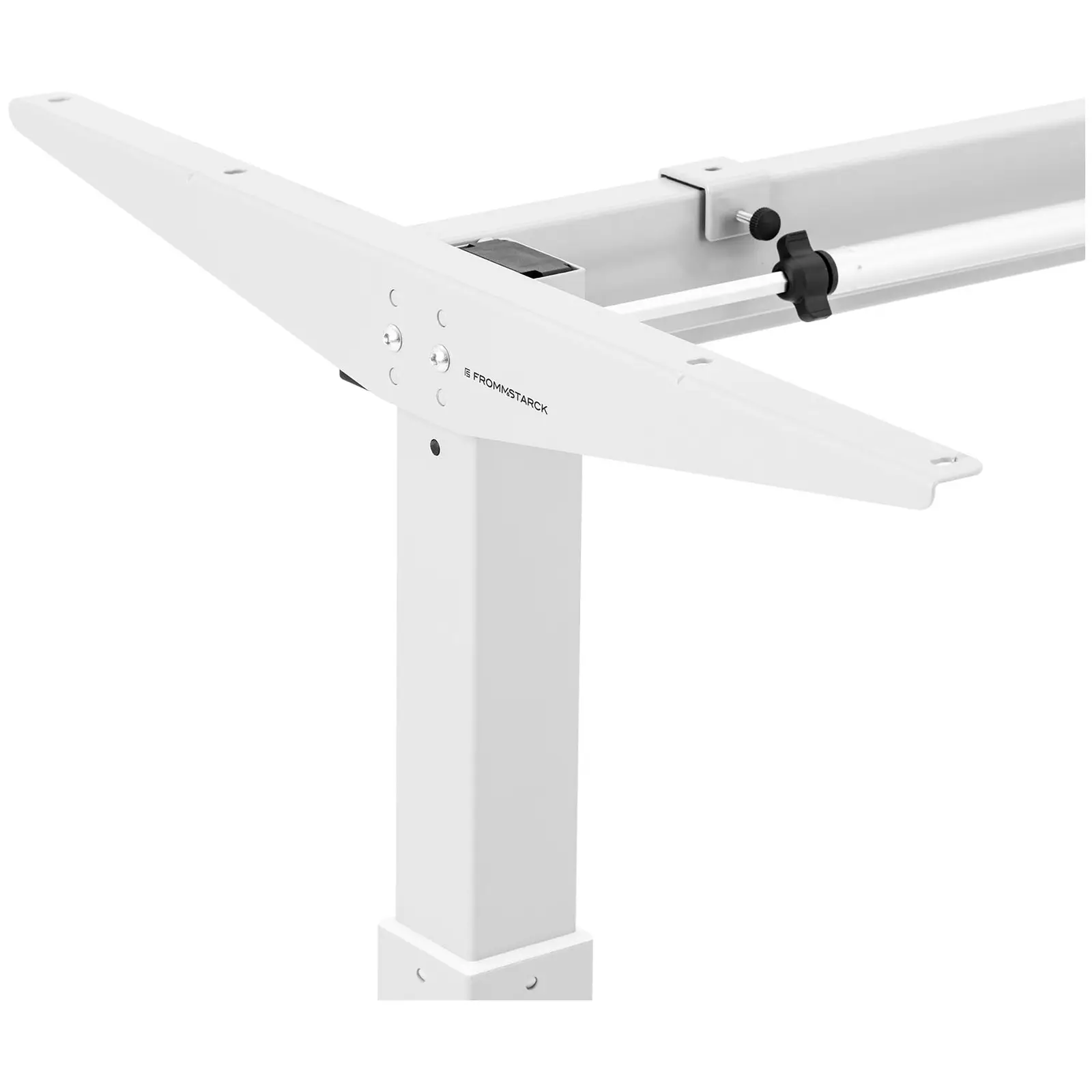 Állítható magasságú asztal keret - 120 W - 80 kg - fehér