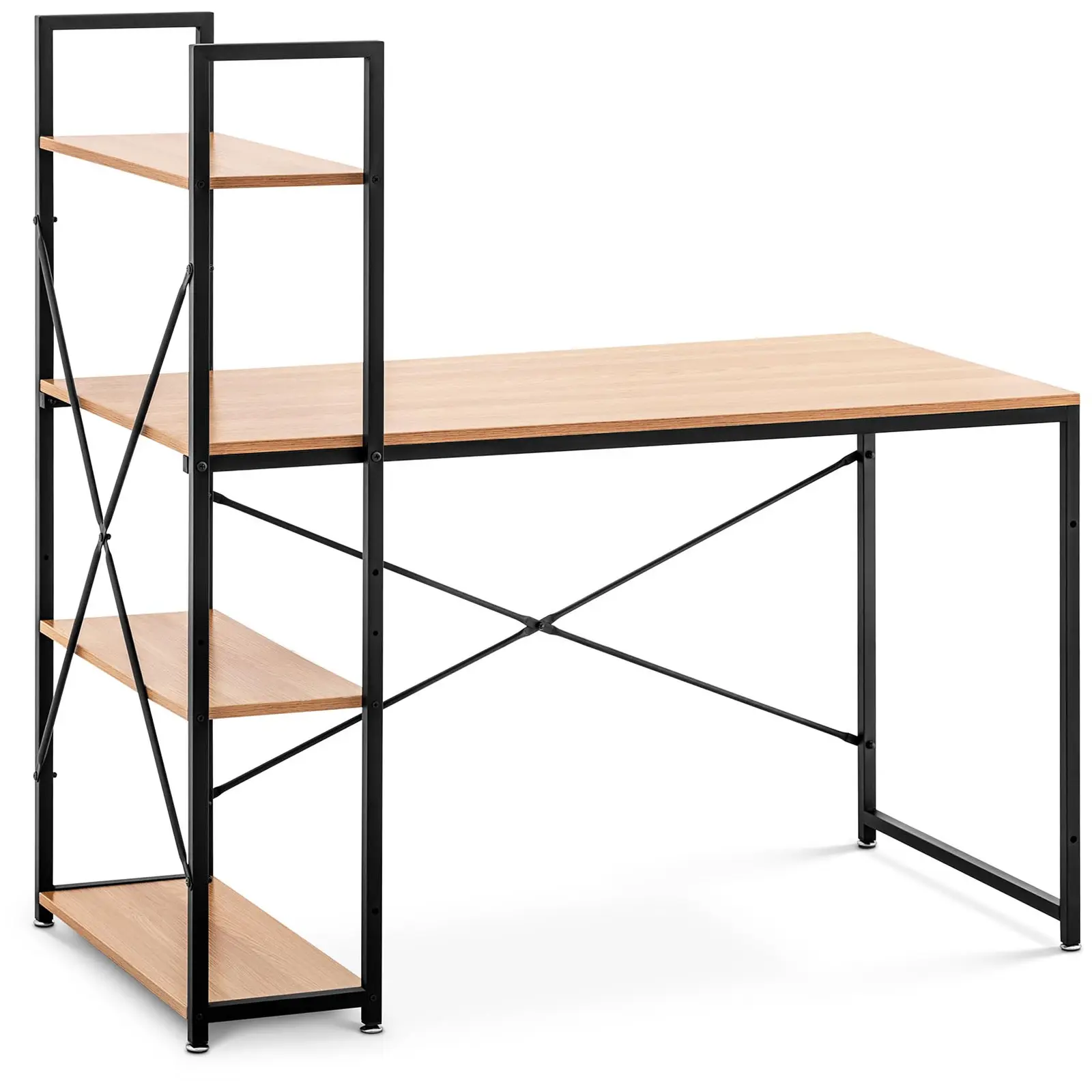 Íróasztal - polccal - 120 x 60 cm - 100 kg + 3 x 20 kg | Fromm & Starck