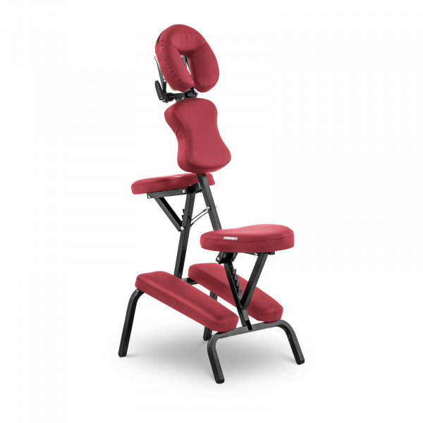 B-termék Összecsukható masszázs szék - PHYSA MONTPELLIER RED - Piros