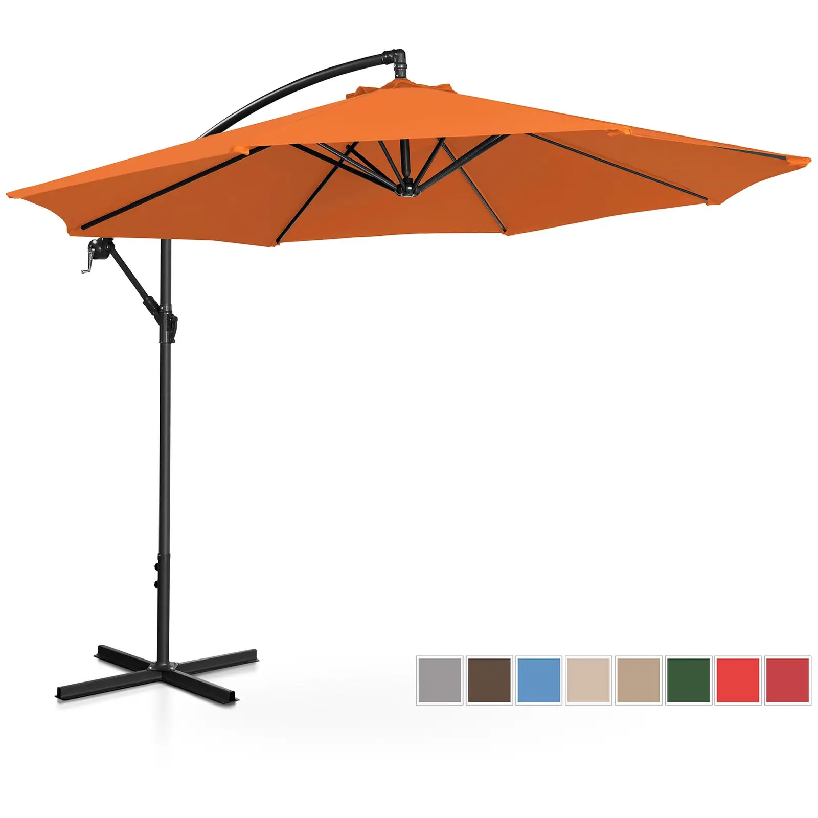 Lámpa formájú napernyő - Orange - kerek - Ø 300 cm - dönthető