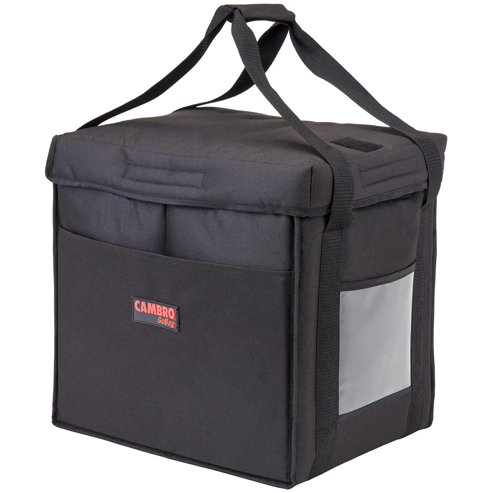 CAMBRO Ételszállító táska – 30.5 x 38 x 38 cm – Fekete – összehajtható