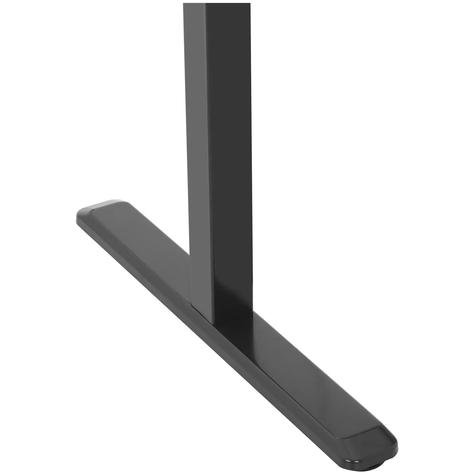 Állítható magasságú asztal keret - manuális - 70 kg - fekete