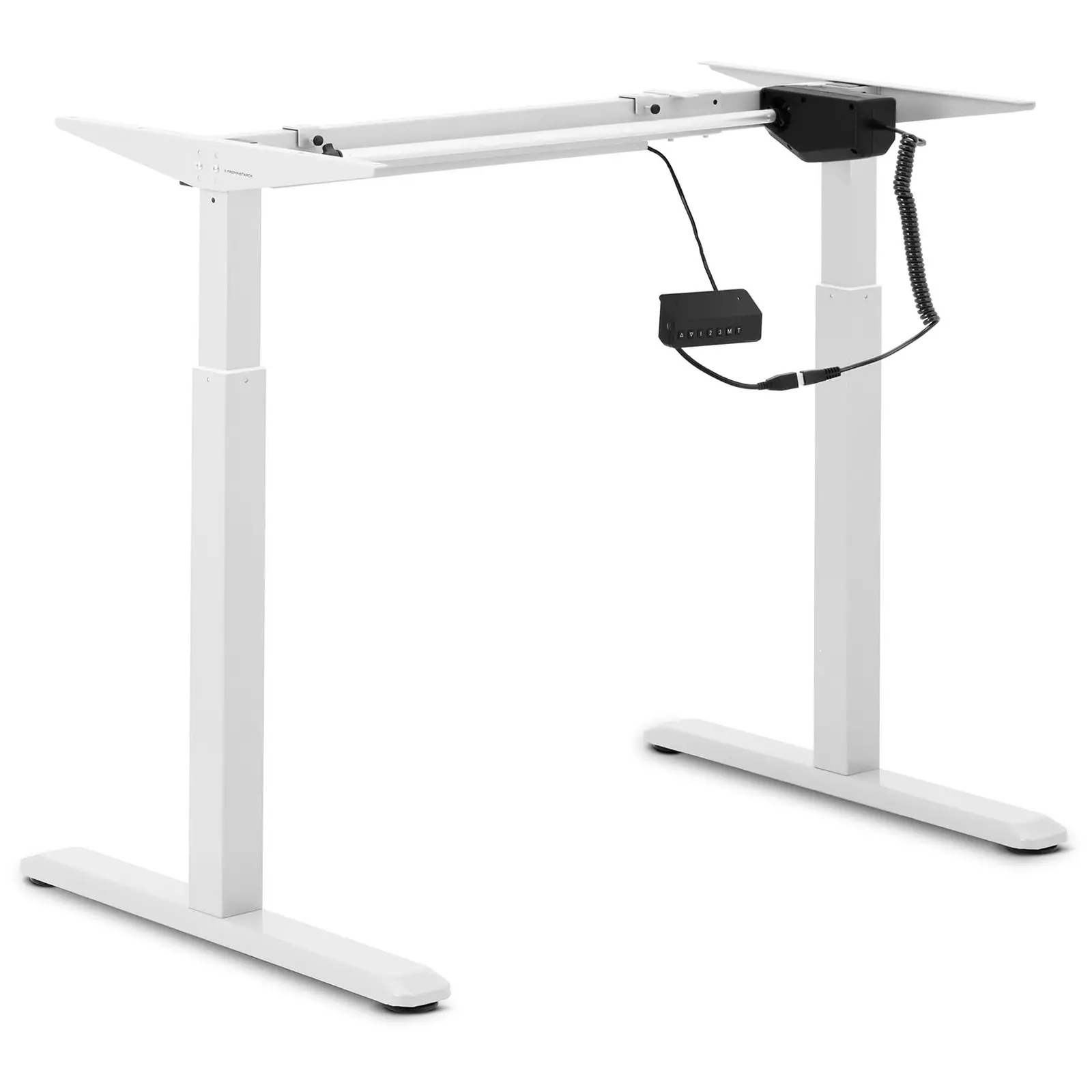 Állítható magasságú asztal keret - 120 W - 80 kg - fehér