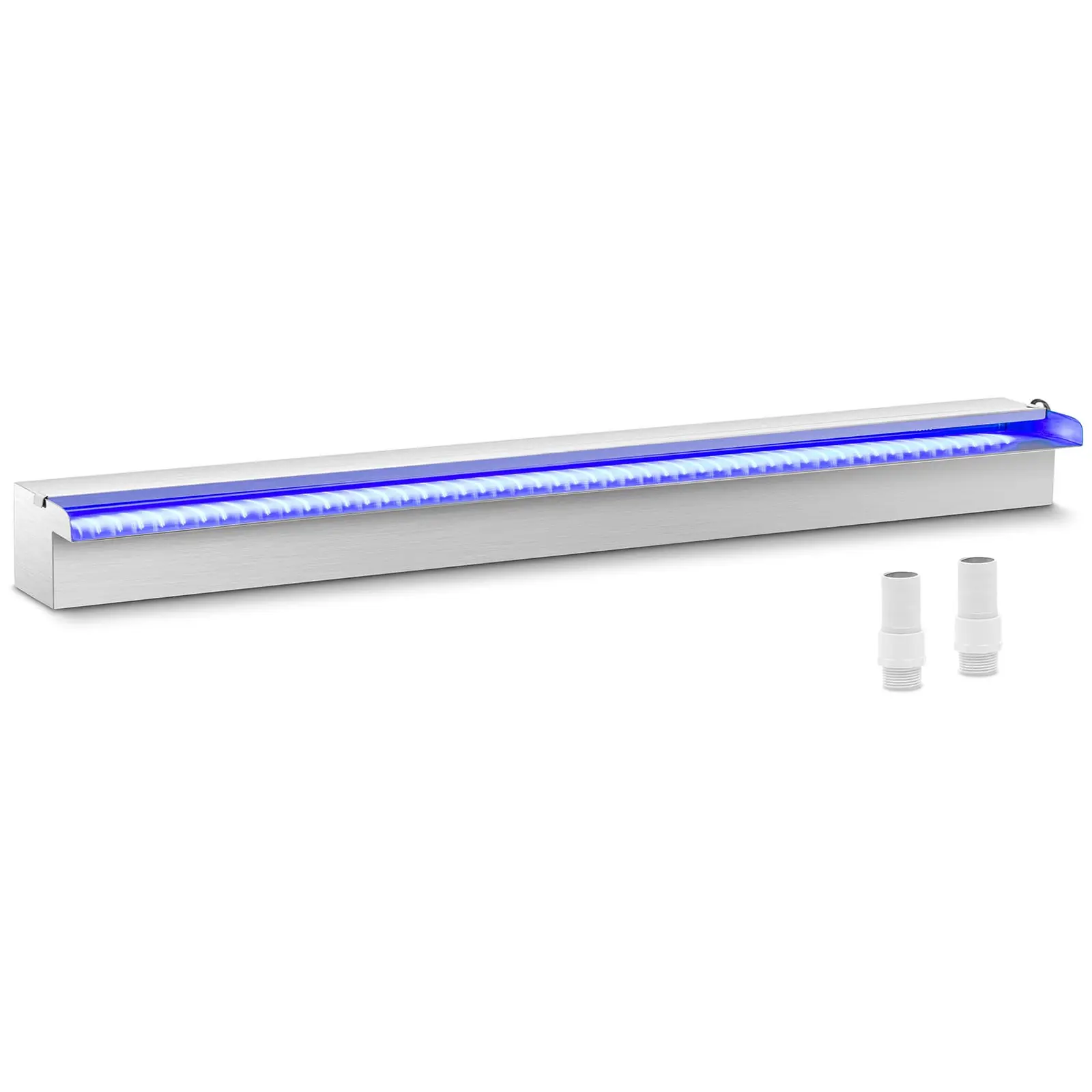 Medence szökőkút - 90 cm - LED világítás - kék/fehér