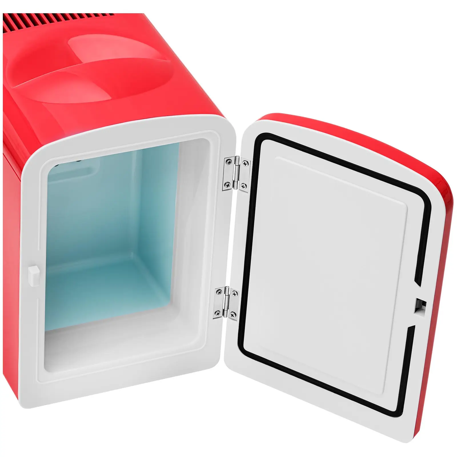 Mini hűtő -  12 V / 230 V - 2 az 1-ben melegen tartó funkcióval - 4 l - piros