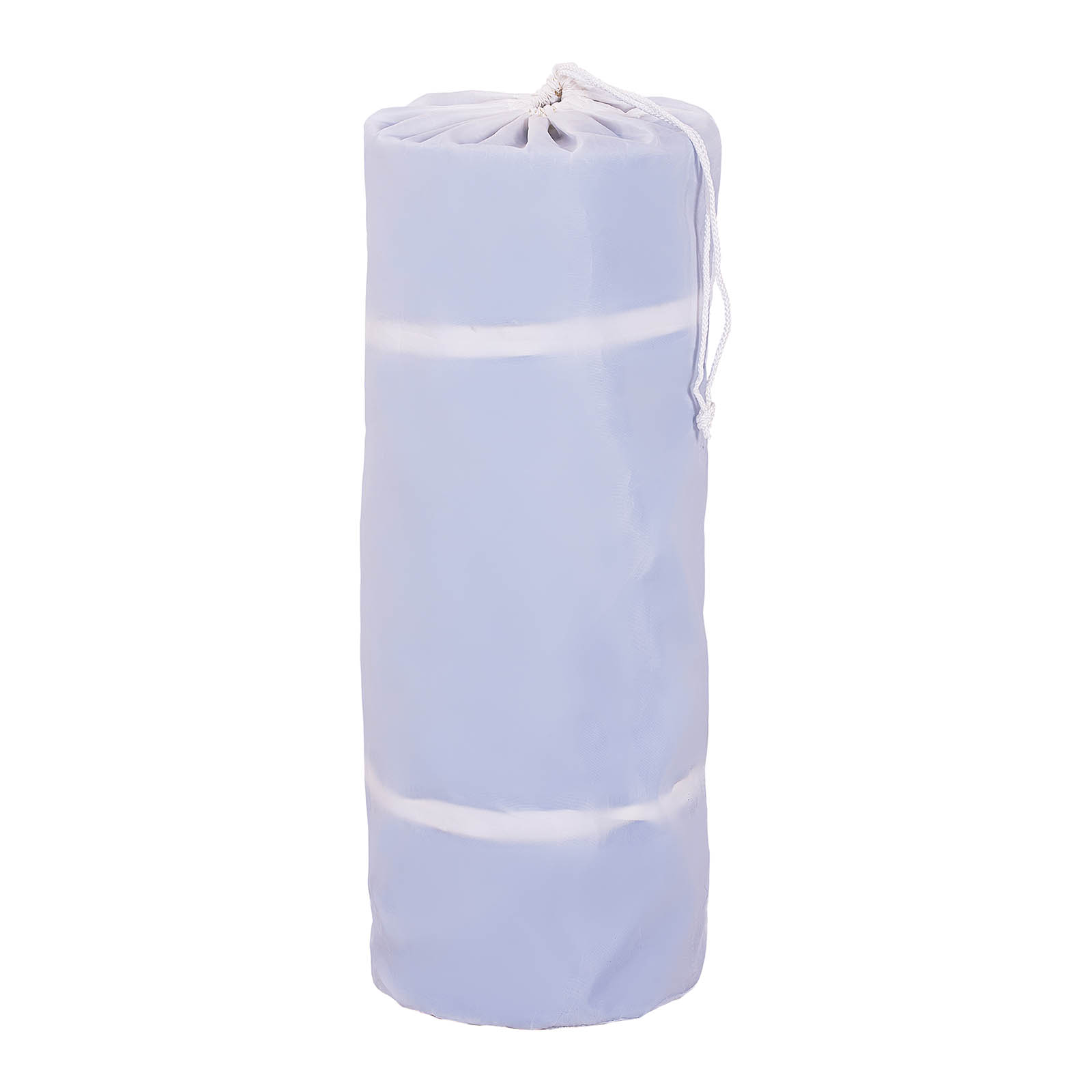Felfújható tornaszőnyeg készlet pumpával - 300 x 100 x 20 cm - 150 kg - kék/fehér