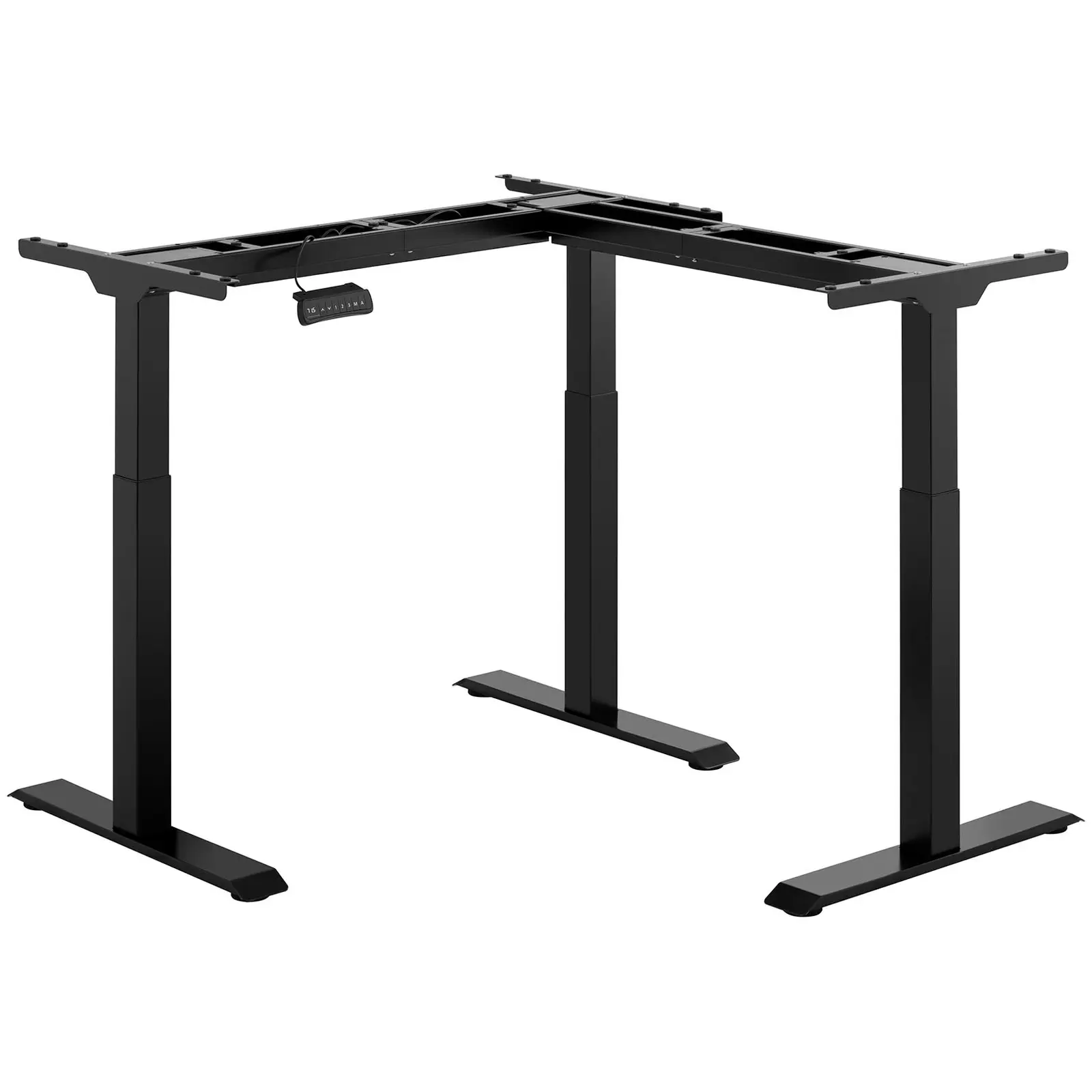 Állítható magasságú sarok asztal keret - magasság: 69–118 cm - szélesség: 90–150 cm / 110–190 cm