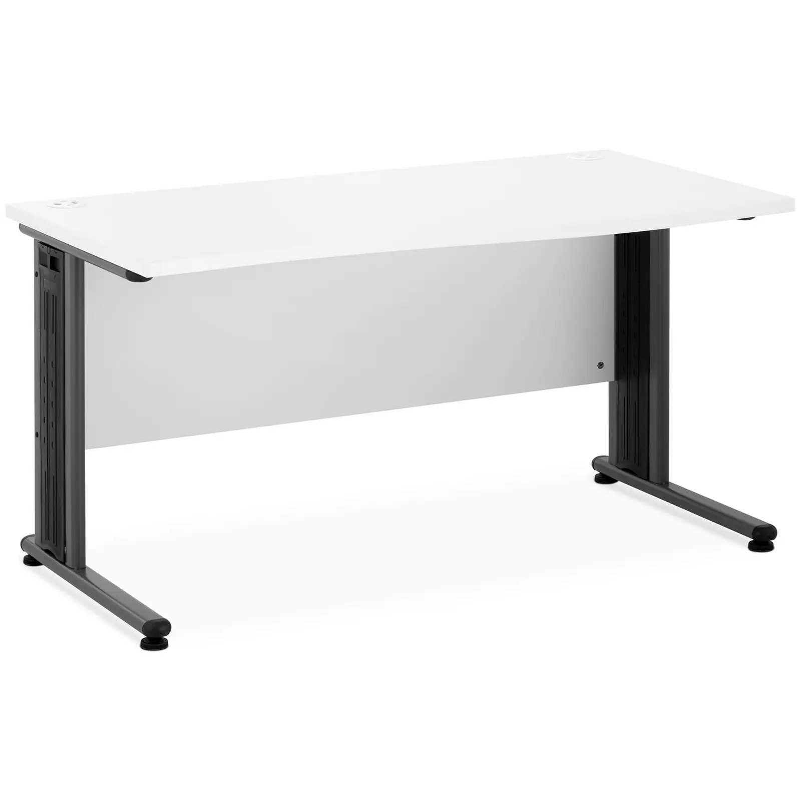 Íróasztal - 140 x 73,5 cm - fehér/szürke