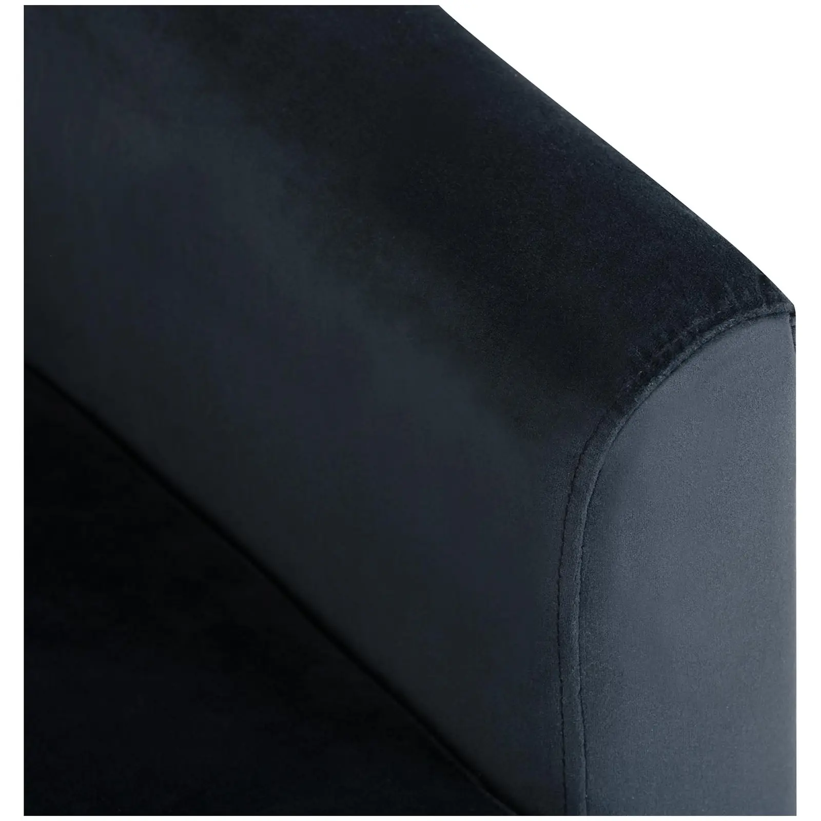 B-termék Kárpitozott szék - 180 kg-ig - ülőfelület - 49 x 53 cm - fekete