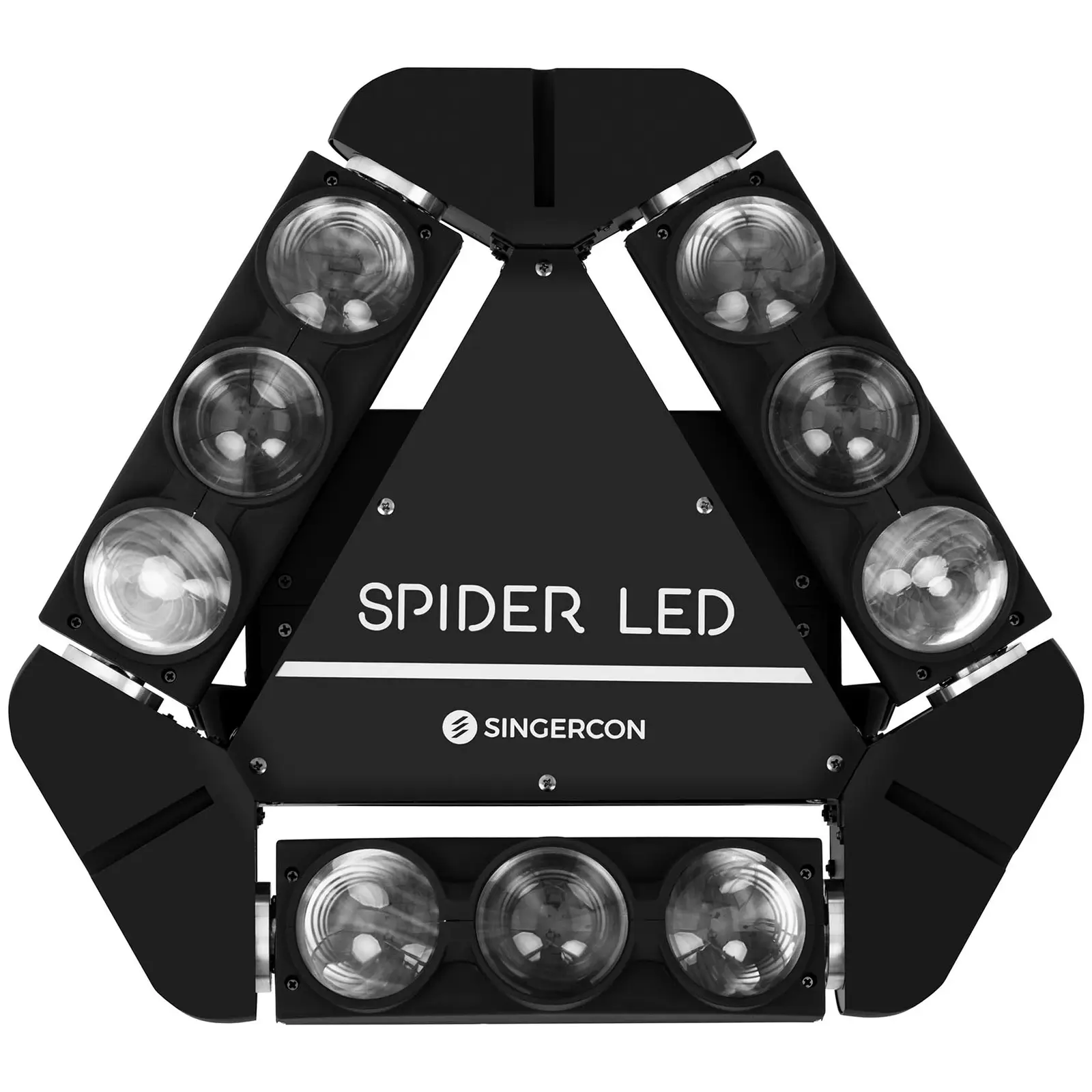 Spider LED mozgó fej - 9 LED - 100 W