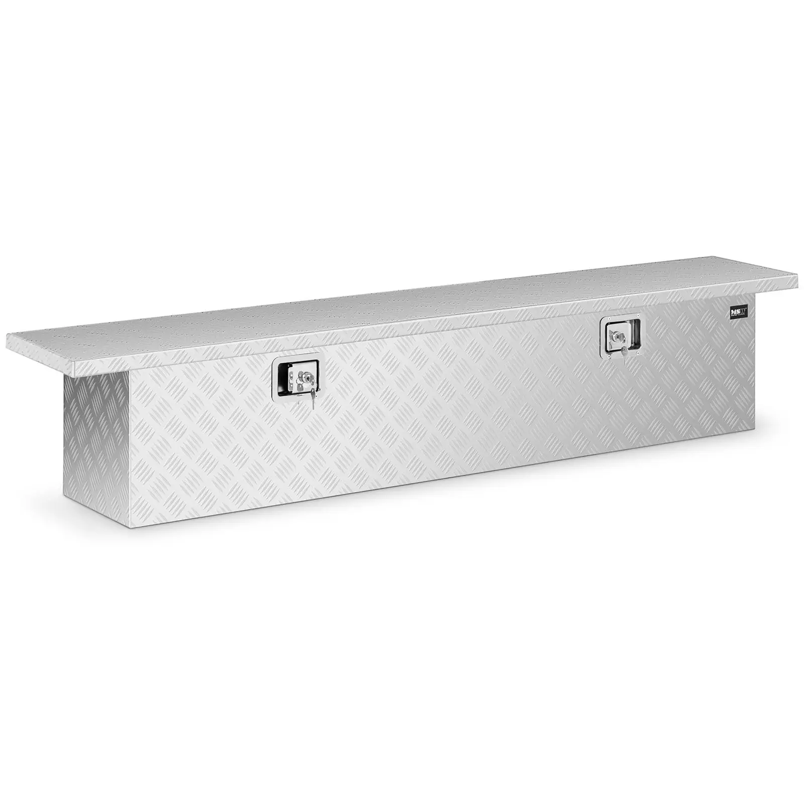 Alumínium box - bordázott lemez - 175 x 30 x 35 cm - 180 L - zárható