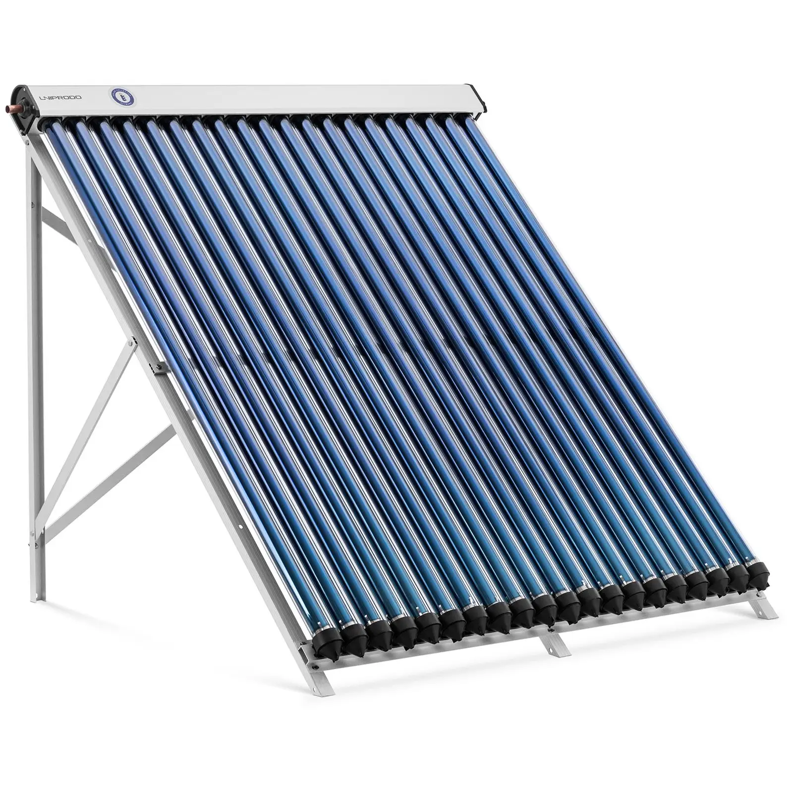 Vákuumcsöves napkollektor - napenergiával történő hőtermelés - 20 cső - 160–200 l - 1.6 m² - -45–90 °C | Uniprodo