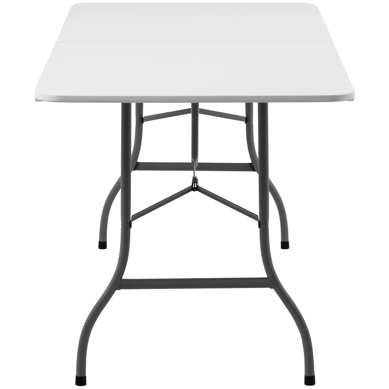 Összecsukható asztal - 1800 x 750 x 740 mm - Royal Catering - 150 kg - kültéri/beltéri - White