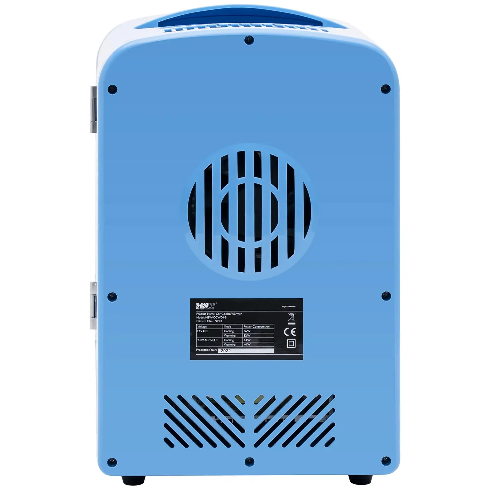 Mini hűtő - 12 V / 230 V - 2 az 1-ben melegen tartó funkcióval - 4 l - kék