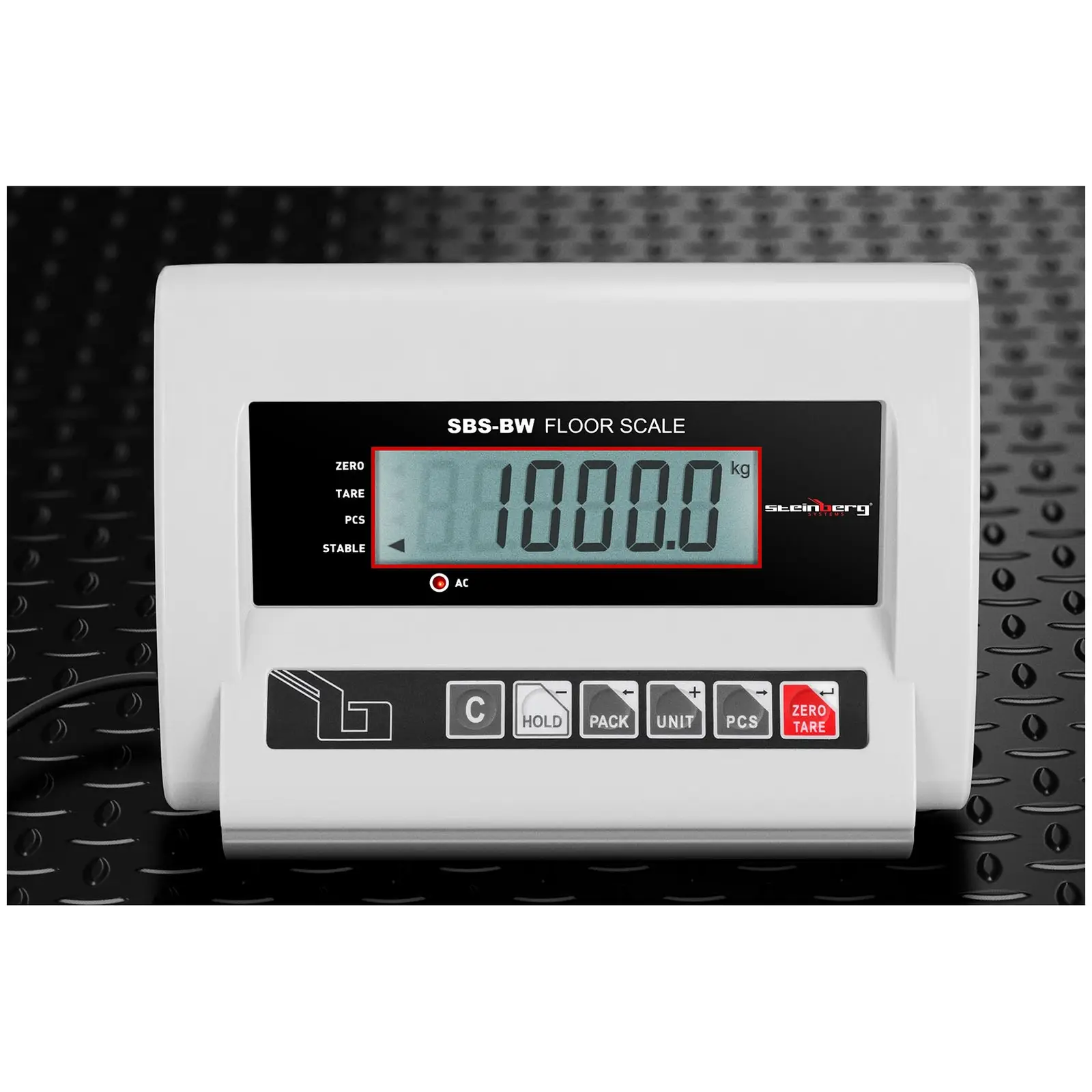Padlómérleg ECO - 1.000 kg / 0,5 kg - LCD