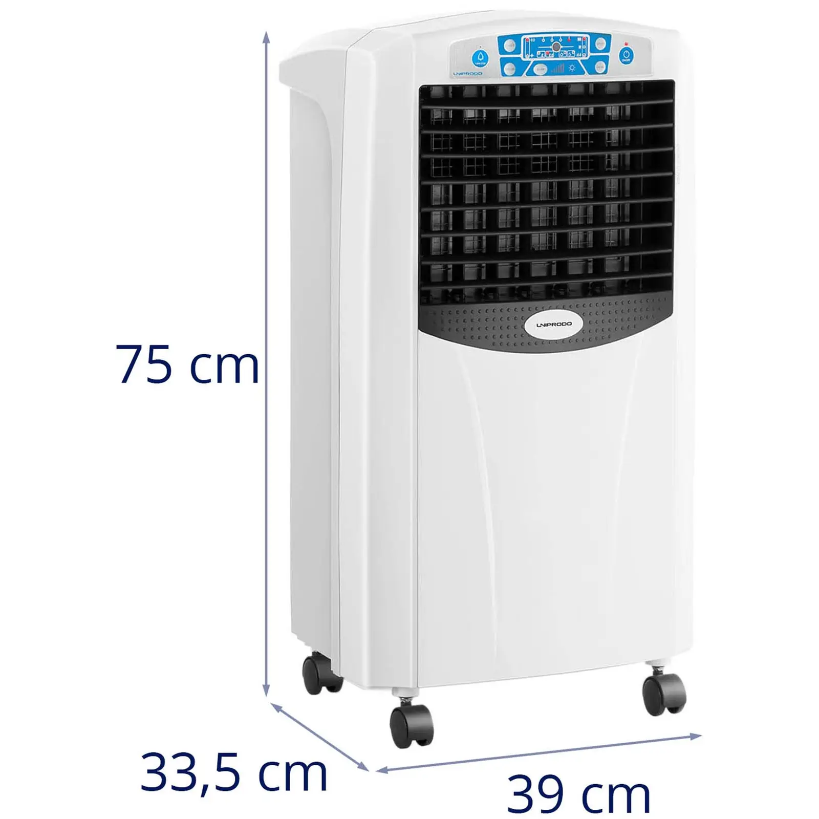 Mobil párologtató léghűtő fűtési funkcióval - 5 az 1-ben - 6 literes víztartály