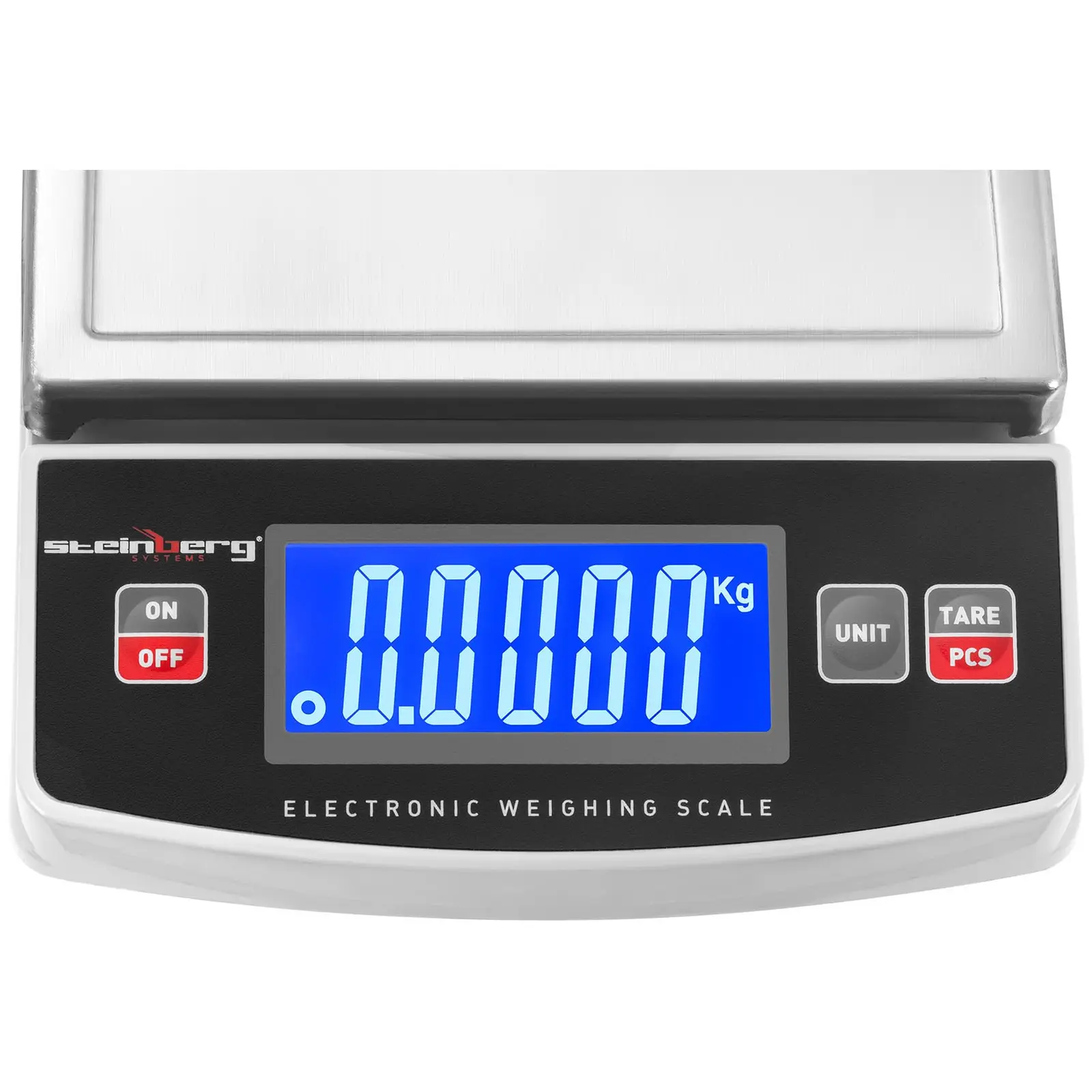 Digitális asztali mérleg - 3.000 g / 0,5 g - 14,8 x 15,2 cm - LCD