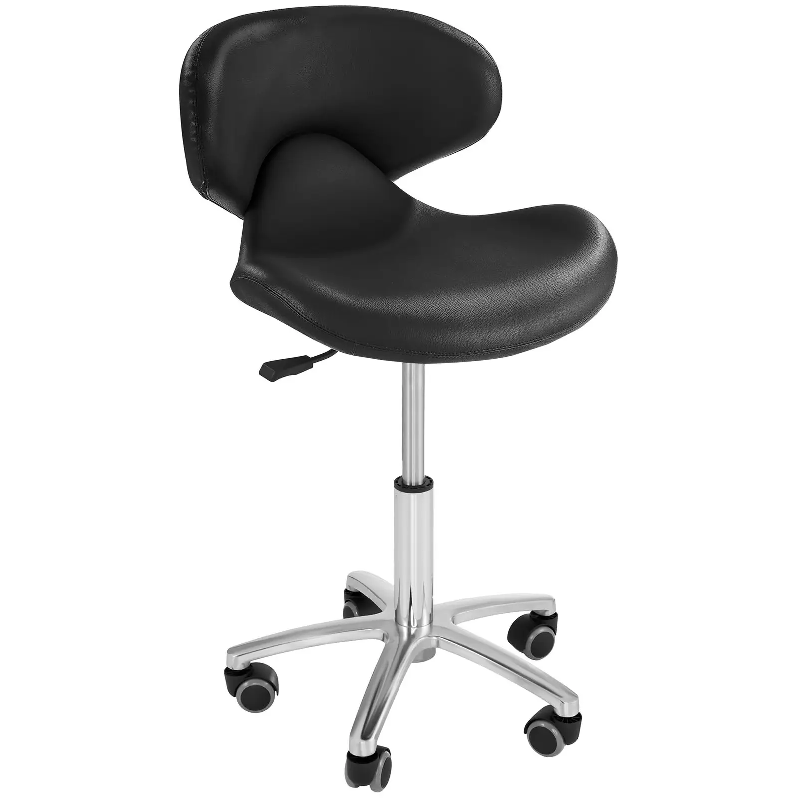 Fodrász szék - 440–570 mm - 150 kg - Black
