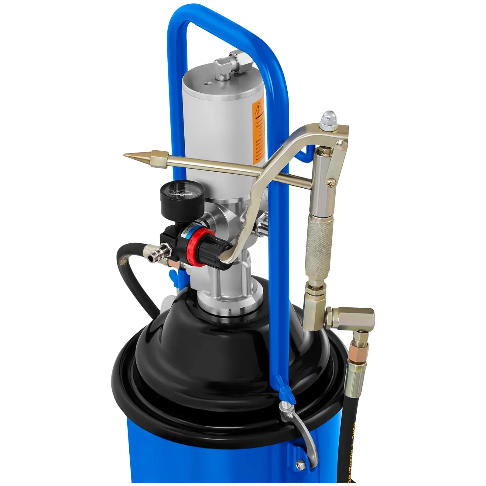 Pneumatikus zsírzópumpa - 12 liter - szállítható - 300-400 bar pumpanyomás