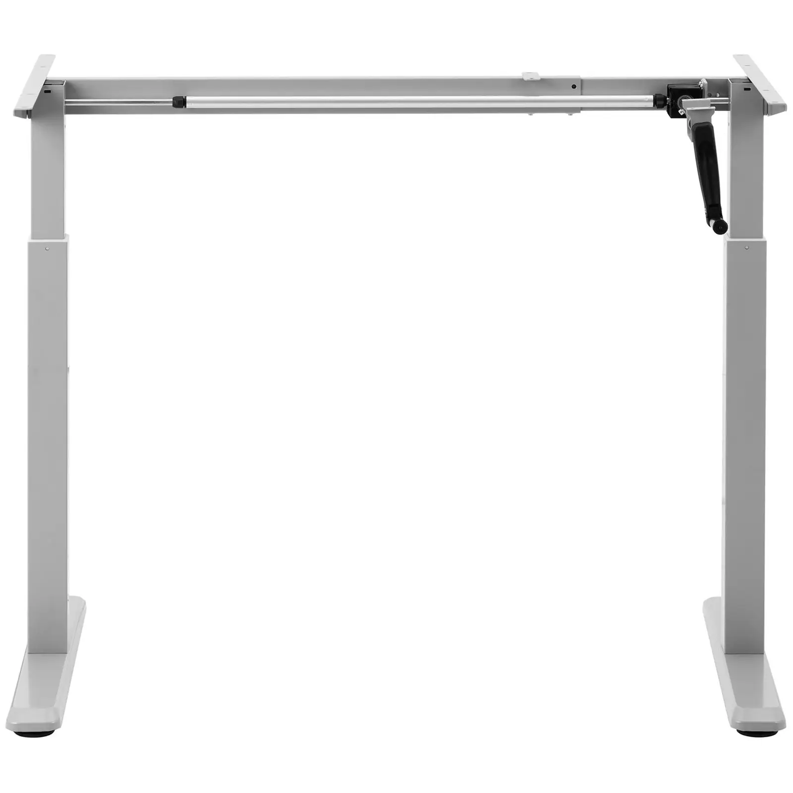 Állítható magasságú asztal keret - manuális - 70 kg - szürke