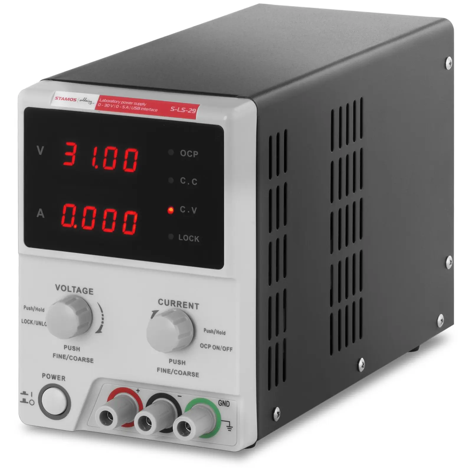 Laborítóriumi tápegység - 0-30 V - 0-5 A DC - 150 W - USB