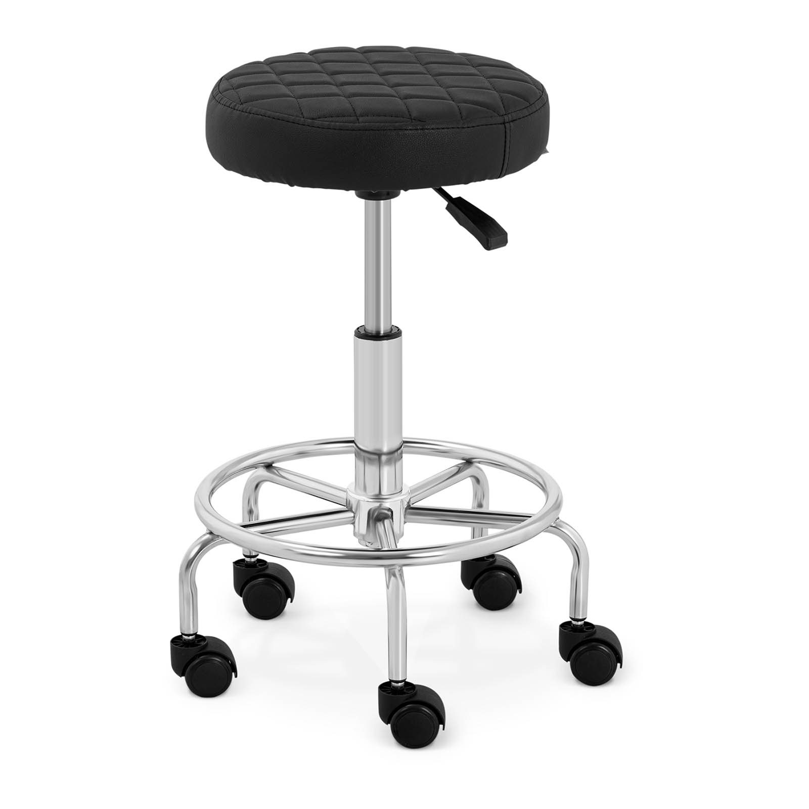 Gurulós szék - 520 - 660 mm - 150 kg - Fekete