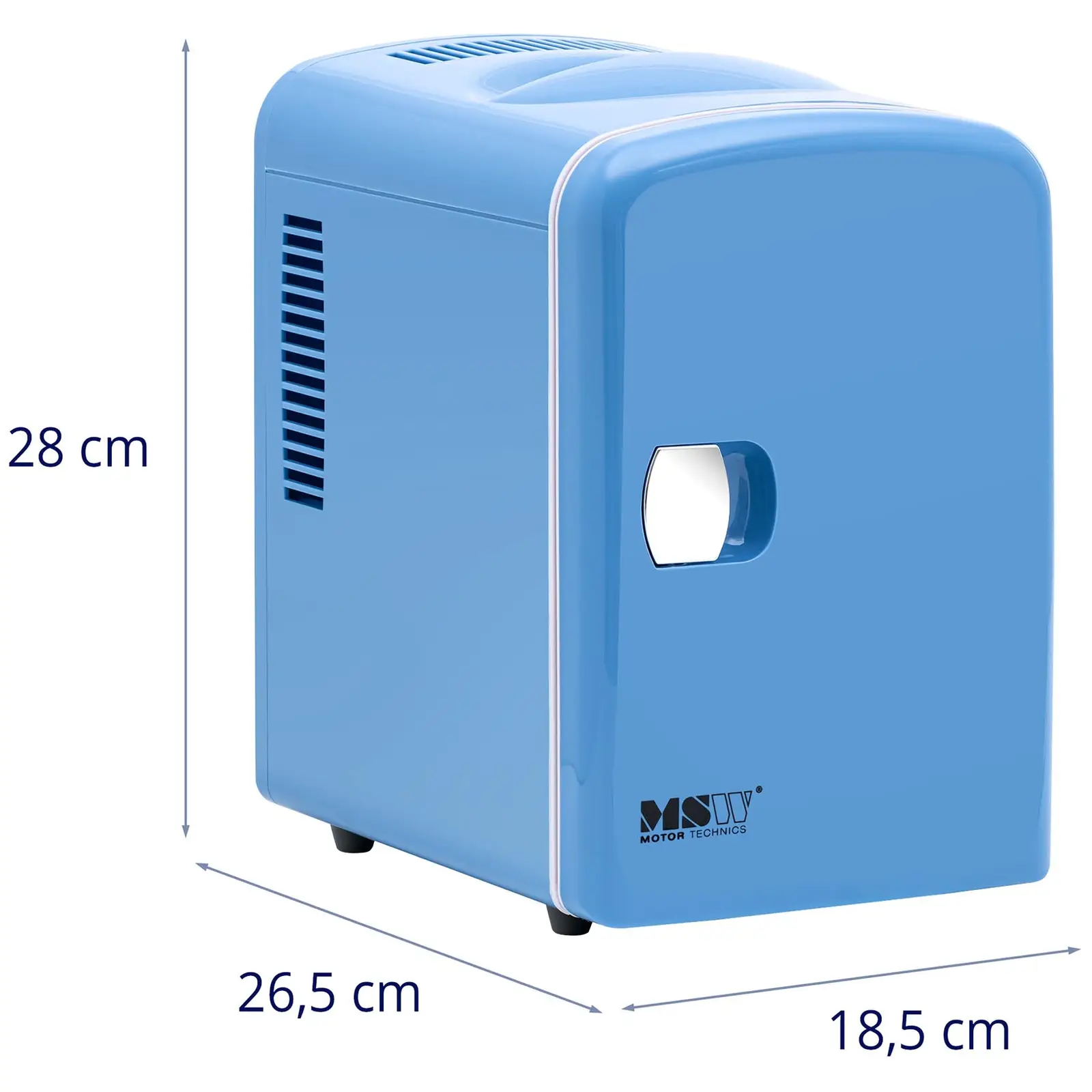 Mini hűtő - 12 V / 230 V - 2 az 1-ben melegen tartó funkcióval - 4 l - kék