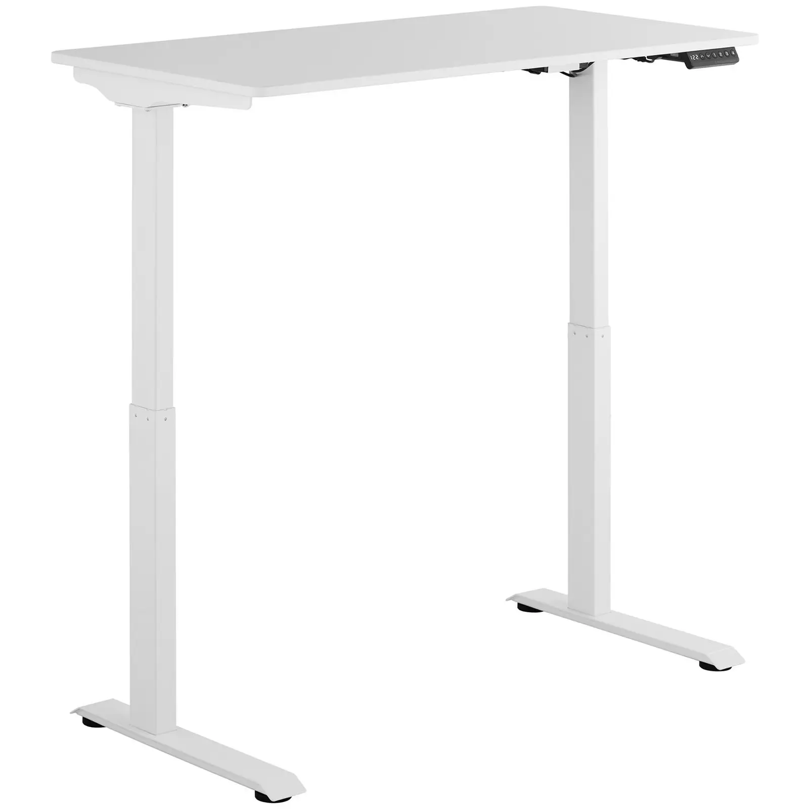 Állítható magasságú íróasztal - 90 W - 730–1233 mm - fehér