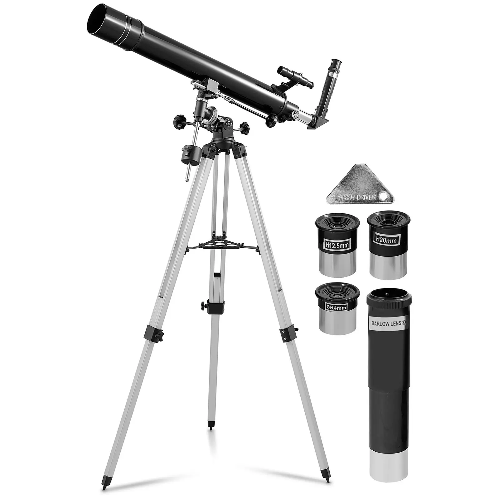 B-termék Teleszkóp - Ø 80 mm - 900 mm - háromlábú állvány