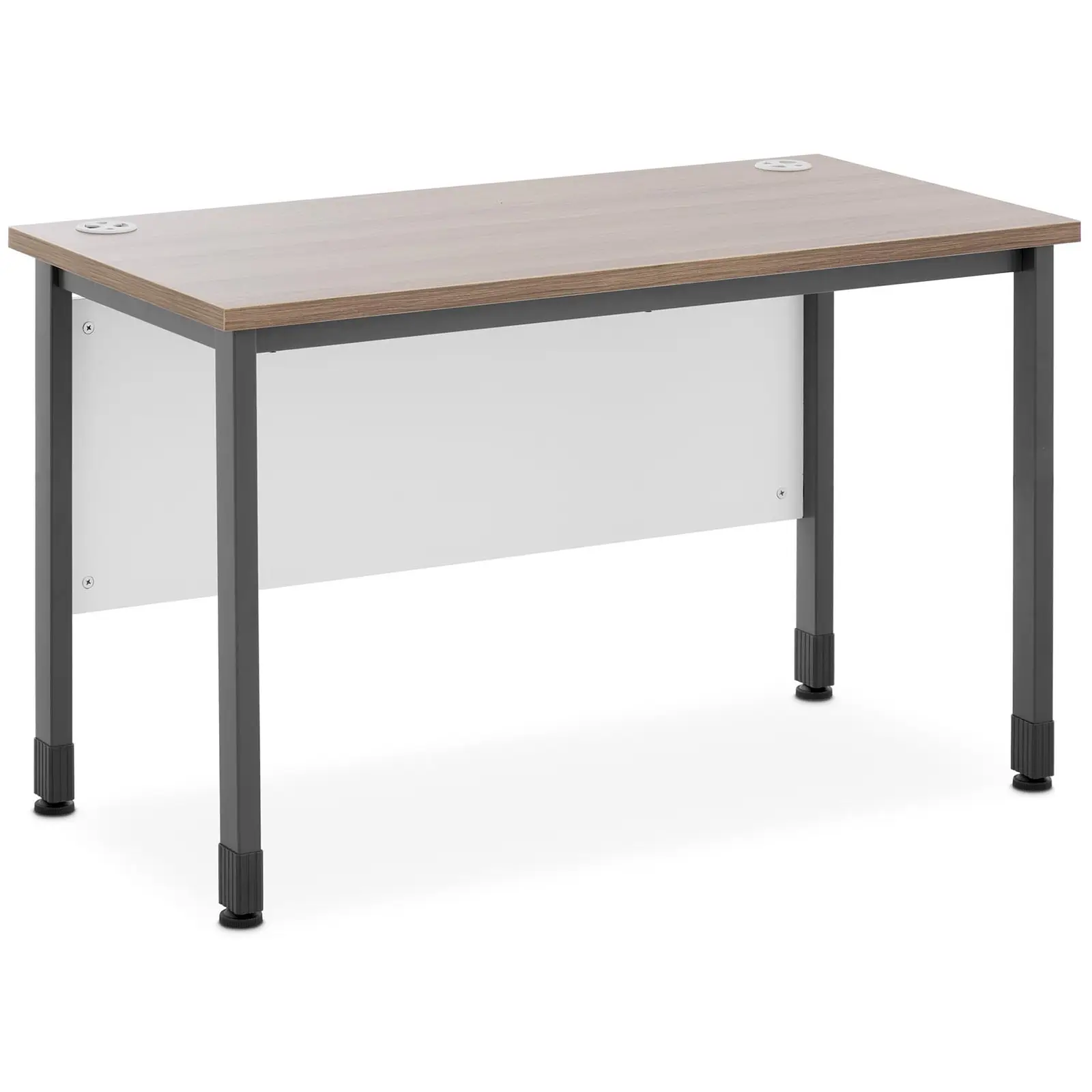 Íróasztal - 120 x 60 cm - barna/szürke