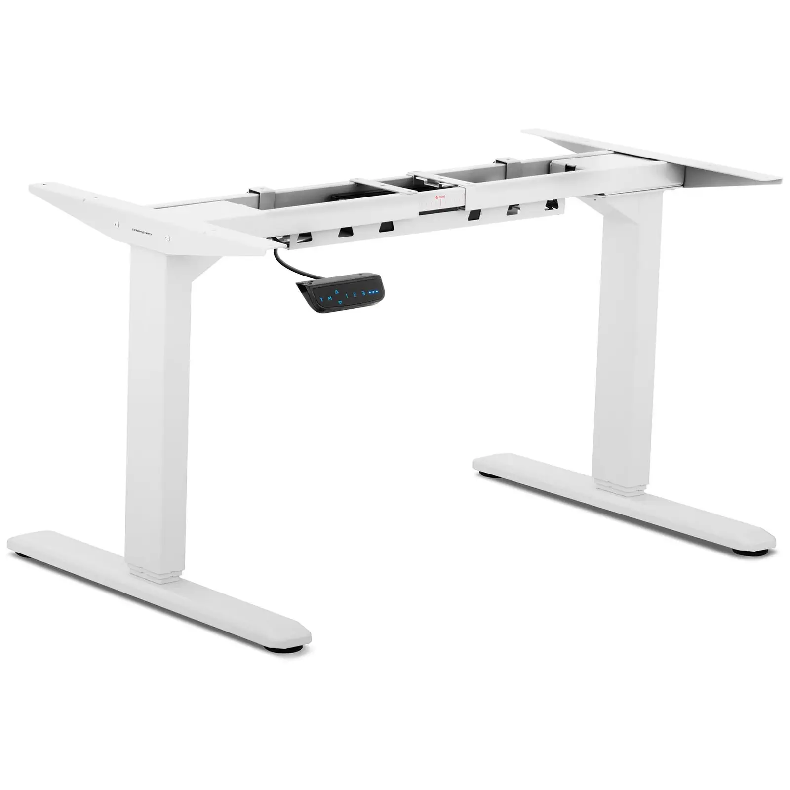 Állítható magasságú asztal keret - 200 W - 100 kg - fehér