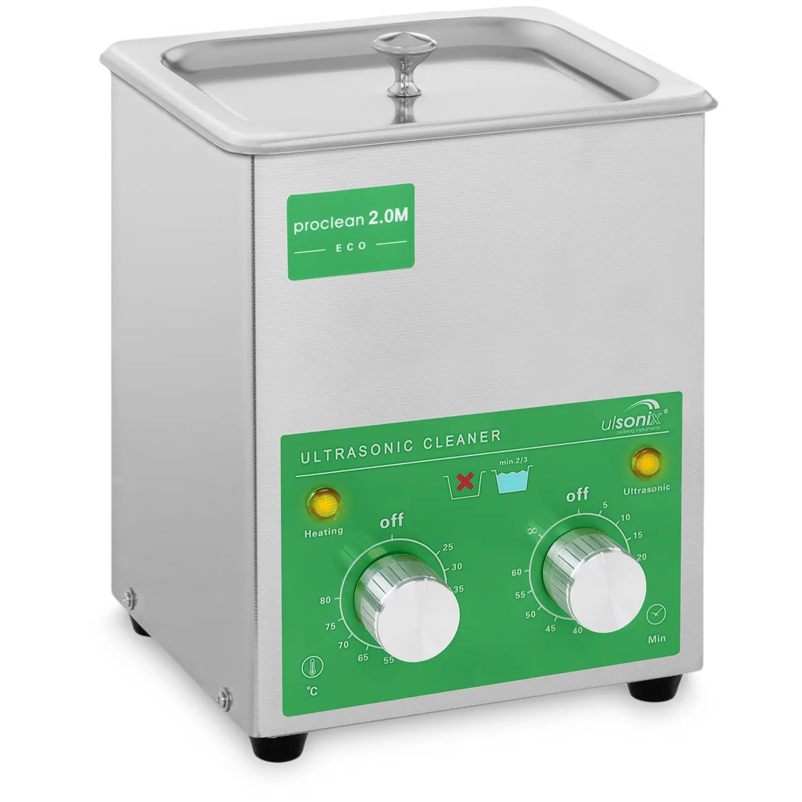 Ultrahangos tisztító - 2 liter - 60 W - Basic Eco