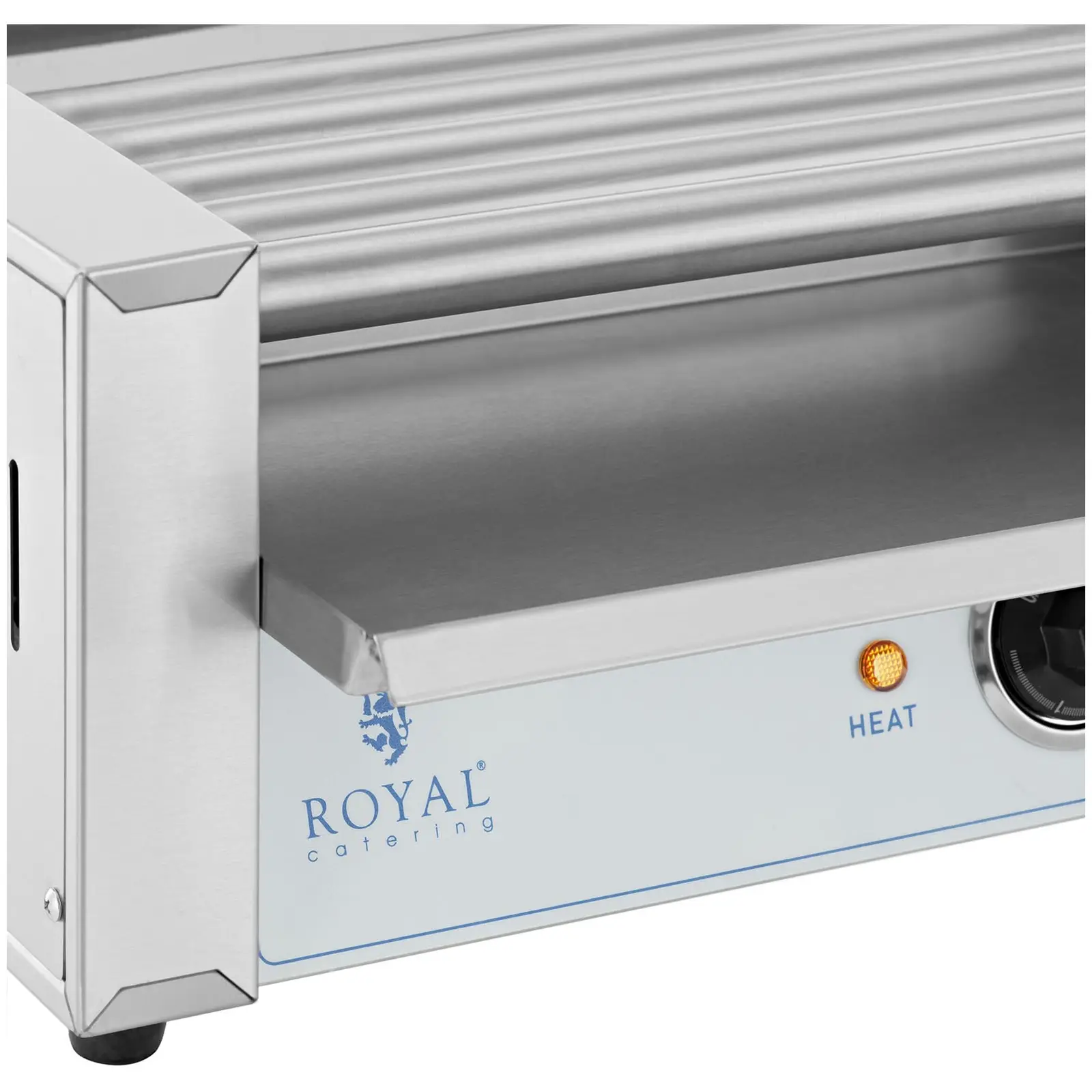 Hot dog grill - 5 henger - Royal Catering - rozsdamentes acél