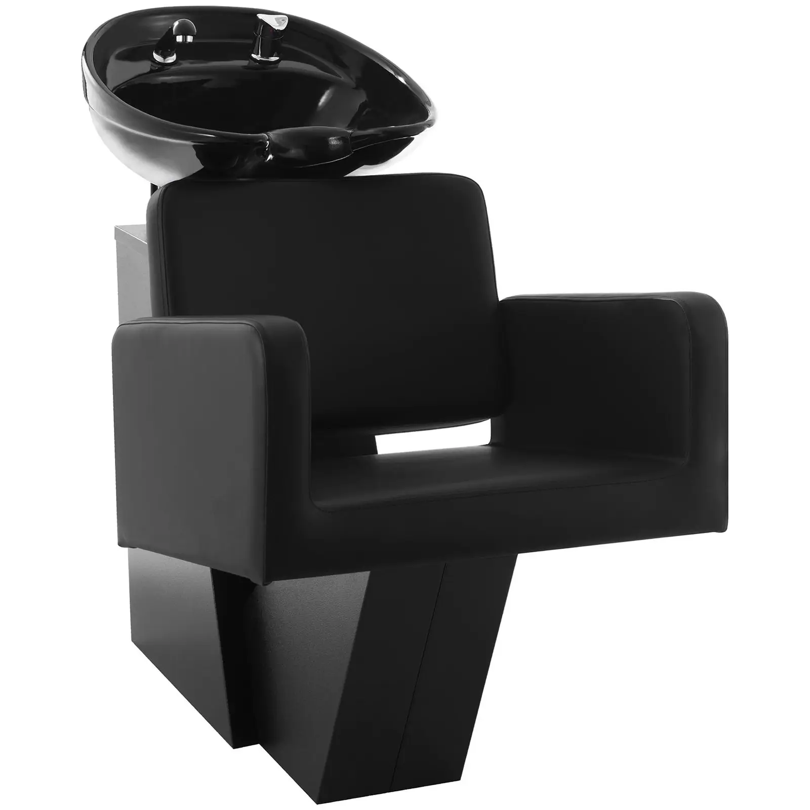 Fodrász fejmosó fotellel - 600x505 mm -  Black